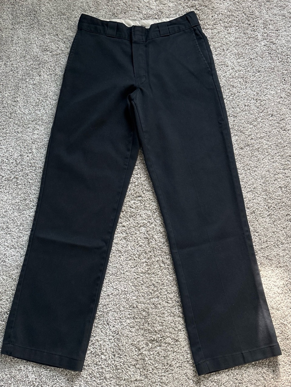 Dickies Black Straight-Leg Work Chinos